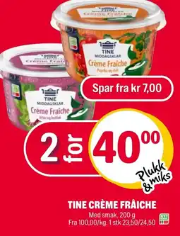 Coop Extra Tine crème frâiche tilbud