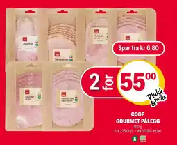 Coop Extra Coop gourmet pålegg tilbud