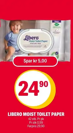Coop Extra Libero moist toilet paper tilbud