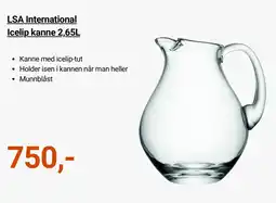 Kitch'n LSA International Icelip kanne tilbud