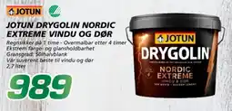 Coop Byggmix Jotun Drygolin nordic extreme vindu og dør tilbud