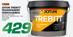 Coop Byggmix Jotun Trebitt transparent terrassebeis tilbud