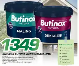Coop Byggmix Butinox Futura dekkbeisimaling tilbud