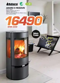 Coop Byggmix Aduro 9 peisovn tilbud