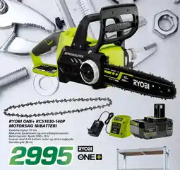 Coop Byggmix RYOBI ONE+ RCS1830-140P Motorsag mibatteri tilbud
