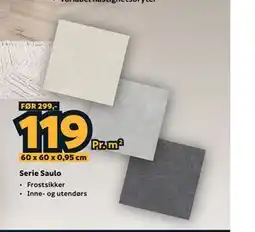 Megaflis Serie Saulo tilbud