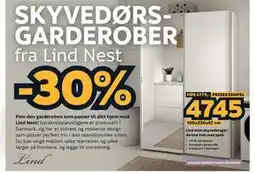 Megaflis SKYVEDØRSGARDEROBER tilbud