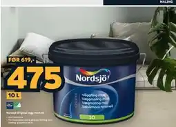 Megaflis Nordsjø Original vegg matt 10 tilbud