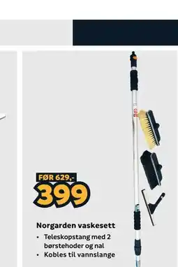 Megaflis Norgarden vaskesett tilbud