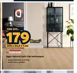 Megaflis Egger Natural Cadiz Oak laminatgulv tilbud