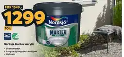 Megaflis Nordsjø Murtex Acrylic tilbud