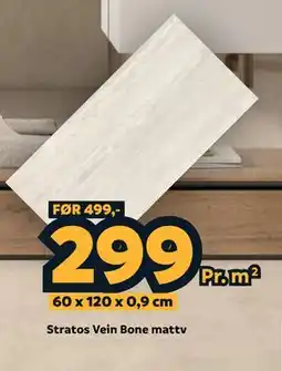 Megaflis Stratos Vein Bone mattv tilbud