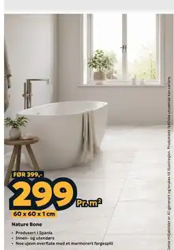 Megaflis Nature Bone tilbud