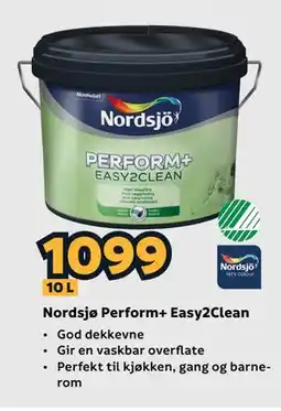 Megaflis Nordsjø Perform+ Easy2Clean tilbud