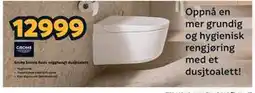Megaflis Grohe Sensia Basic vegghengt dusjtoalett tilbud