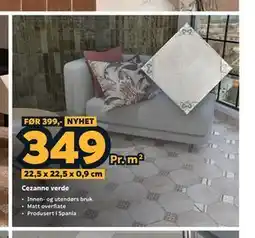 Megaflis Cezanne verde tilbud