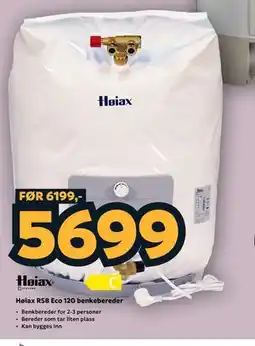 Megaflis Høiax RSB Eco 120 benkebereder tilbud