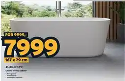 Megaflis Celeste Treviso badekar tilbud