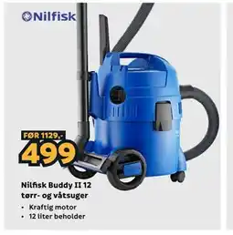Megaflis Nilfisk Buddy II 12 tørr- og våtsuger tilbud