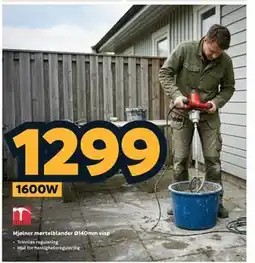 Megaflis Mjølner mørtelblander Ø140mm visp tilbud
