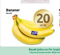 Joker Bananer tilbud