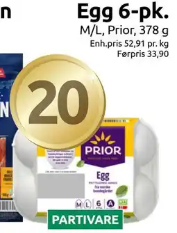 Joker Egg 6-pk tilbud