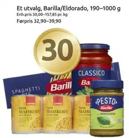 Joker Et utvalg, Barilla/Eldorado tilbud