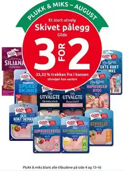 Joker Skivet pålegg Gilde tilbud