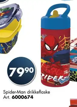 Sparkjøp Spider-Man drikkeflaske tilbud