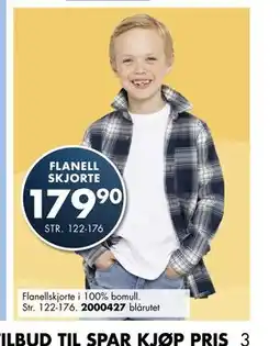 Sparkjøp FLANELL SKJORTE tilbud