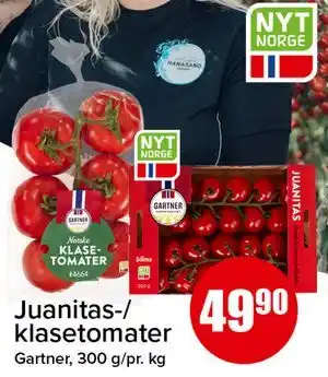 Spar Juanitas-/ klasetomater tilbud