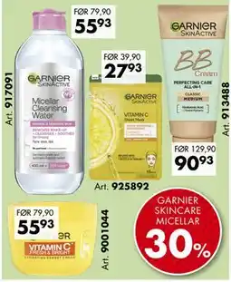 Sparkjøp GARNIER SKINCARE MICELLAR tilbud