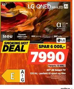 POWER LG 65 4K Smart TV tilbud