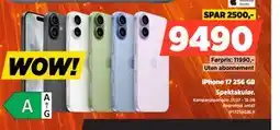 POWER iPhone 17 256 GB tilbud