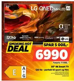 POWER LG 55 4K Smart TV tilbud