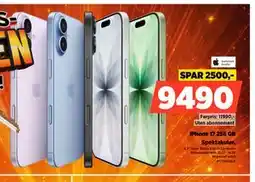 POWER iPhone 17 256 GB tilbud