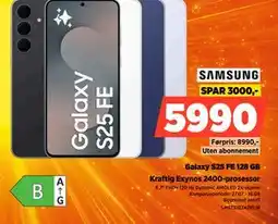 POWER Galaxy S25 FE 128 GB tilbud
