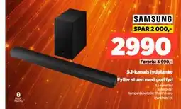 POWER SAMSUNG 5.1-kanals lydplanke tilbud