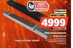 POWER Klipsch Dolby Atmos-lydplanke tilbud