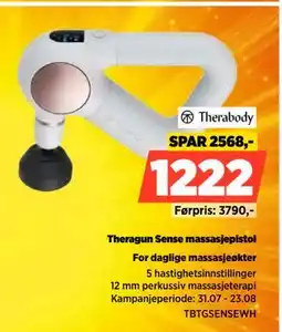 POWER Theragun Sense massasjepistol tilbud