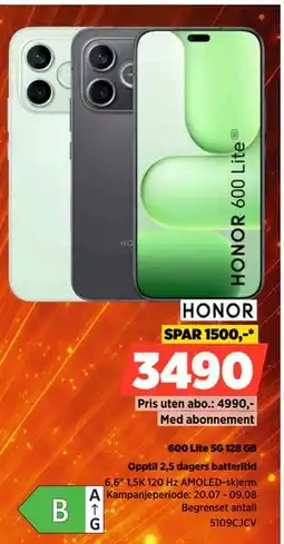 POWER 600 Lite 5G 128 GB tilbud