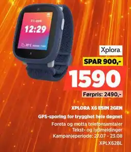 POWER XPLORA X6 ESIM 2GEN tilbud