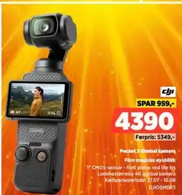 POWER Pocket 3 Gimbal kamera tilbud