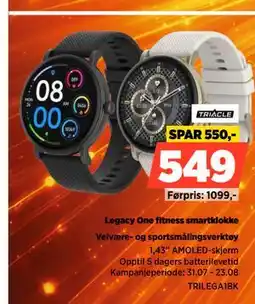 POWER Legacy One fitness smartklokke tilbud