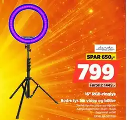 POWER 16 RGB-ringlys tilbud