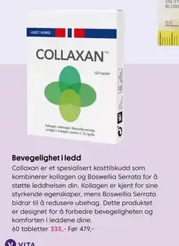 VITA Bevegelighet i ledd tilbud