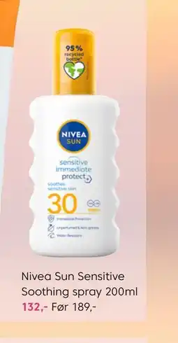 VITA Nivea Sun Sensitive Soothing spray 200ml tilbud