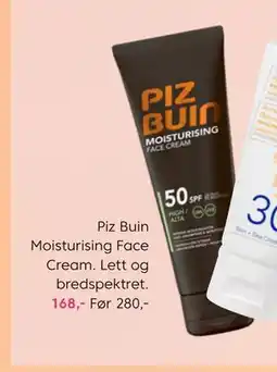 VITA Piz Buin Moisturising Face Cream tilbud