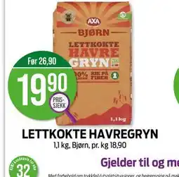 Kiwi LETTKOKTE HAVREGRYN tilbud