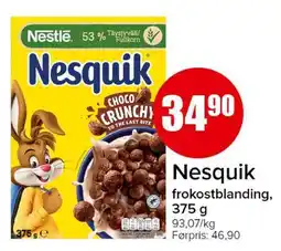 Spar Nesquik frokostblanding, 375 g tilbud
